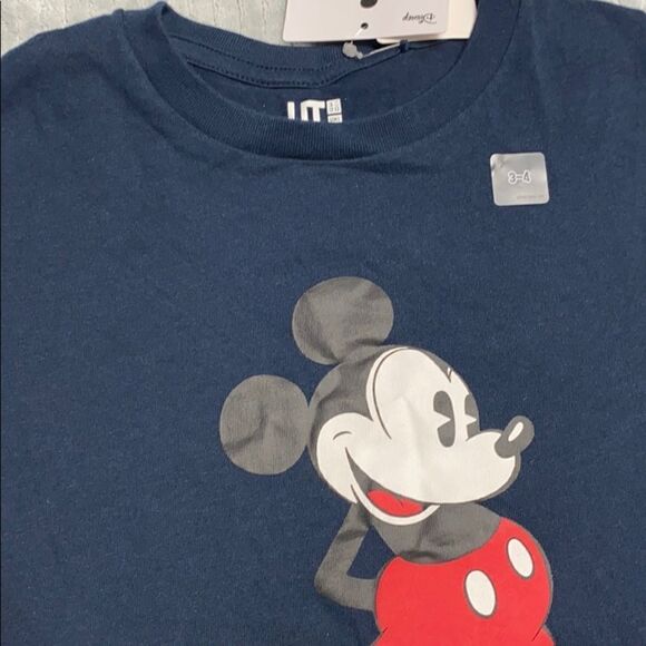 Disney Mickey Mouse Tee Shirt - Navy - UNIQLO - Picture 3 of 3